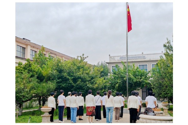 河北省各地教会举行升国旗仪式