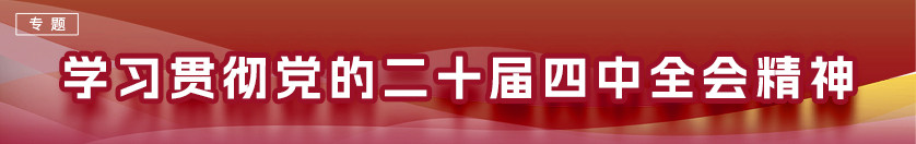 学习贯彻党的二十届四中全会精神 