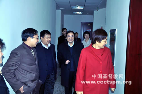 山东省基督教两会接待副省长王随莲来访
