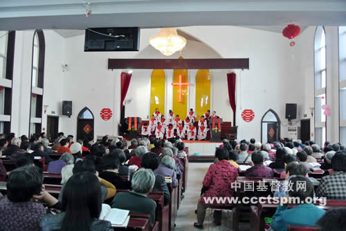 孝敬父母，长寿蒙福——单县教会举行敬老节礼拜