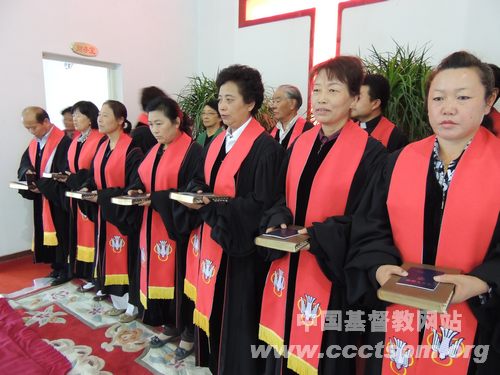 甘肃省基督教协会举行河西地区圣职按立典礼