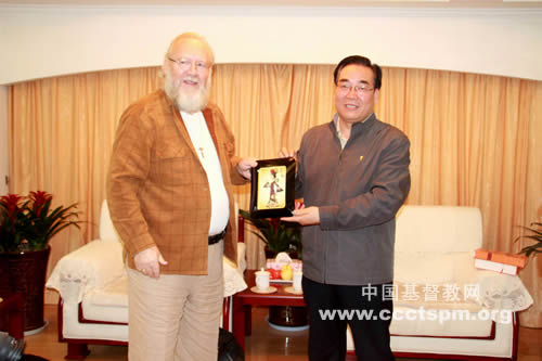 陕西省教会接待挪威圣约教会客人