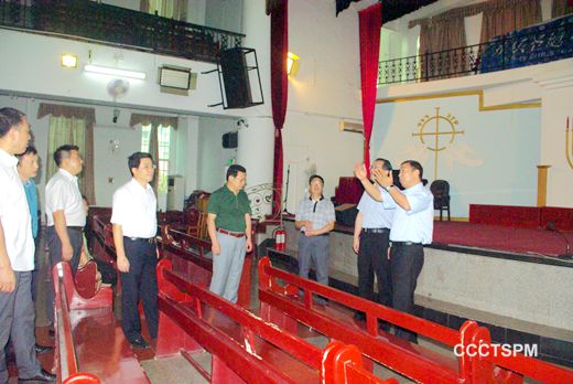 宜昌市基督教两会接待市长马旭明一行调研