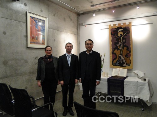 沈学彬牧师走访在沪涉外专场礼拜