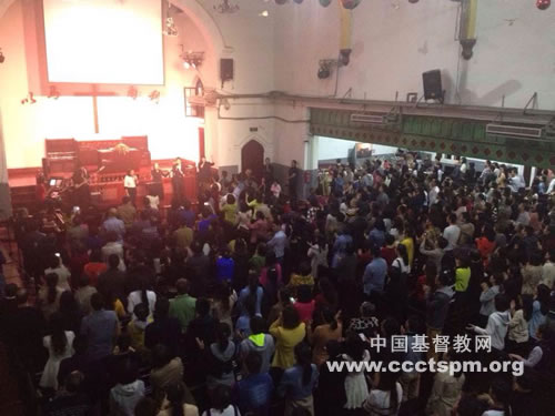 福州教会接待香港基恩音乐事工敬拜团访问