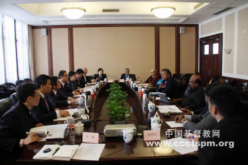 印度教会代表团一行访问中国基督教两会