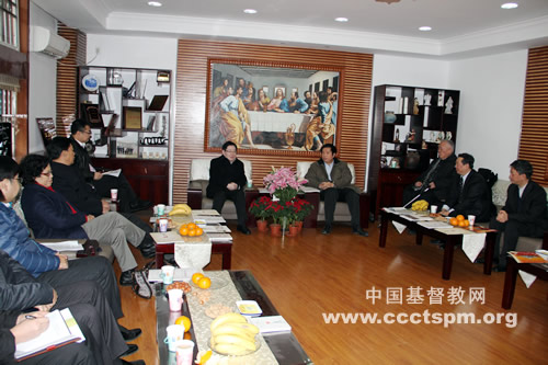 国家宗教局王作安局长圣诞前夕赴丰台堂看望