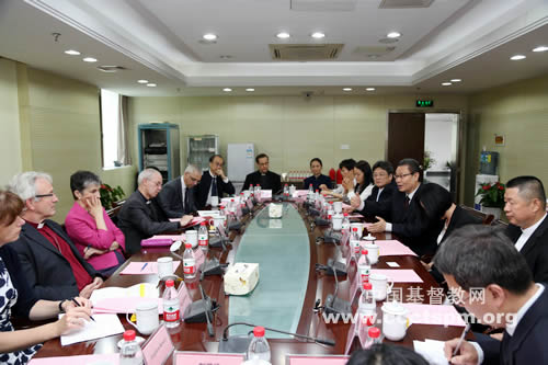 英国圣公会坎特伯雷大主教一行访问金陵协和神学院