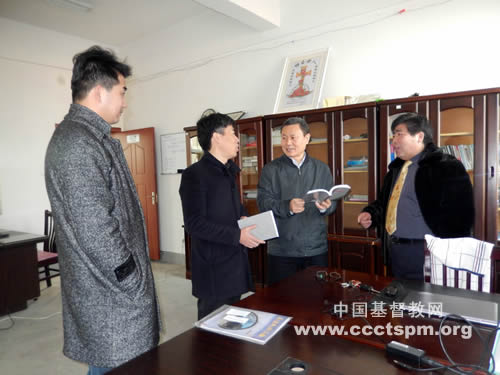 高峰会长视察江苏南通基督教会