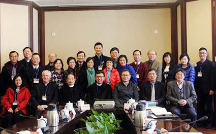 香港循道卫理公会访问团一行访问我会