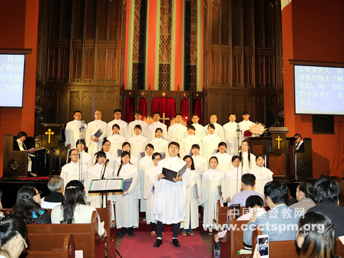 华东神学院圣乐系师生在国际礼拜堂举行音乐崇拜