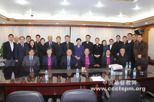 上海市基督教两会接待香港圣公会大主教