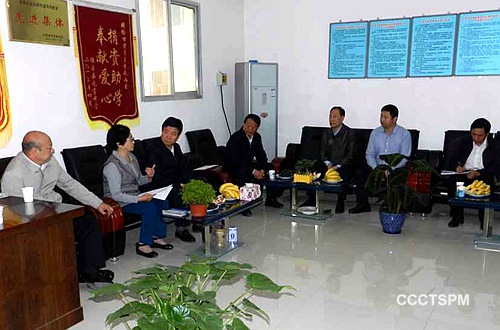 甘肃省委统战部部长王玺玉走访调研省基督教两会