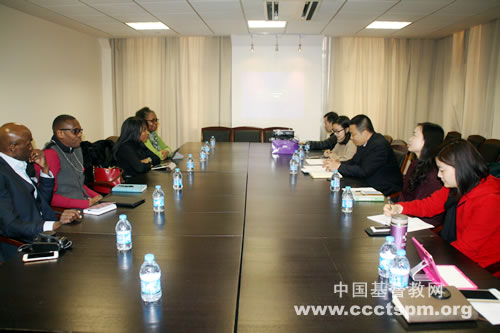 单渭祥副会长会见英国圣经公会部门负责同工