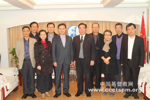 韩国首尔上道中央教会朴逢洙牧师一行访问陕西省教会