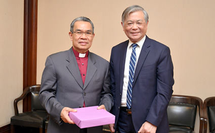傅先伟主席接待世界福音派联盟秘书长一行